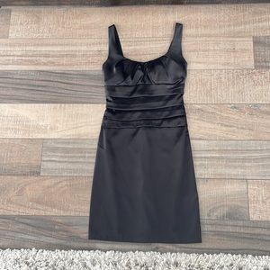 Beautiful form fitting black dress